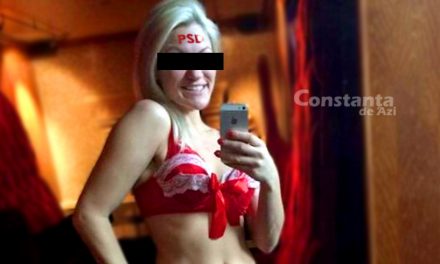 O prostituată a dat lovitura după ce s-a îmbrăcat în roșu și și-a scris PSD pe frunte