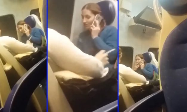 VIDEO. Două „zâne“, filmate în timp ce fumează și ascultă manele într-un tren