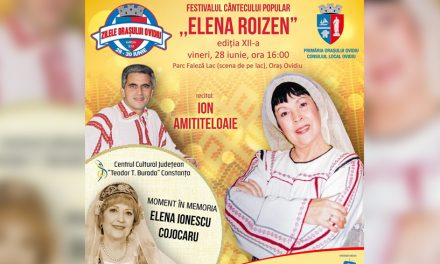 Primăria Ovidiu organizează a 12-a ediție a Festivalului Cântecului Popular „Elena Roizen“