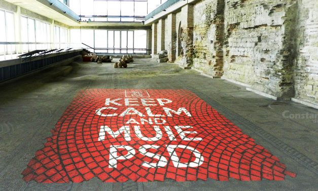 Un mozaic inedit, cu un mesaj aparte, a apărut peste noapte în Edificiul Roman cu Mozaic!