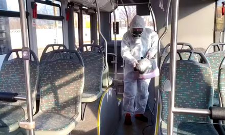 Dezinfecții în autobuzele CT BUS, pentru a reduce riscul îmbolnăvirilor