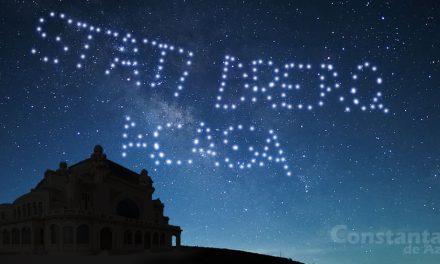 Mesaje spectaculoase transmise pe cerul Constanţei de sateliţii lui Elon Musk