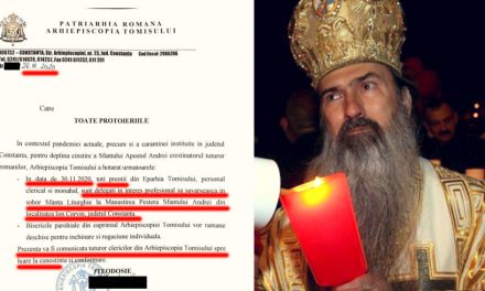 Sfindând autoritățile, Teodosie a dat ordin ca toți preoții din eparhie să meargă pe 30 noiembrie în pelerinaj la Peștera Sfântului Andrei