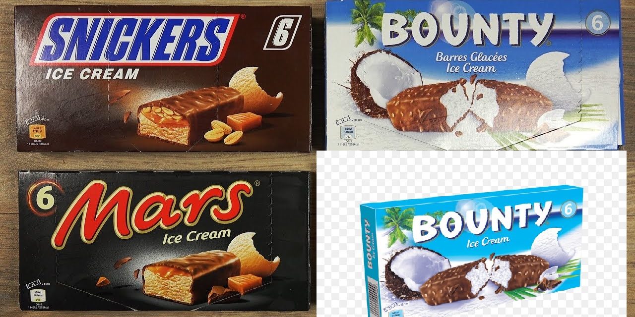 Înghețata Mars, Bounty și Snickers retrasă din magazine: conține pesticid. Clienții pot primi banii înapoi