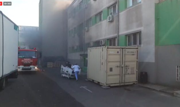 Incendiu la Spitalul de Boli Infecțioase Constanța, chiar în saloanele de Terapie Intensivă