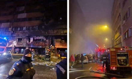 VIDEO. Incendiu devastator în Km 5. Mai mulţi copii și adulți au ajuns la spital. 250 de oameni evacuaţi. 37 de mașini avariate