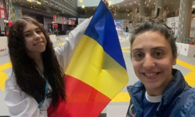 Ștefania Nacu, din comuna Nicolae Bălcescu, legitimată la clubul sportiv din localitate, cea mai tânără participantă la o competiție mondială de Taekwondo